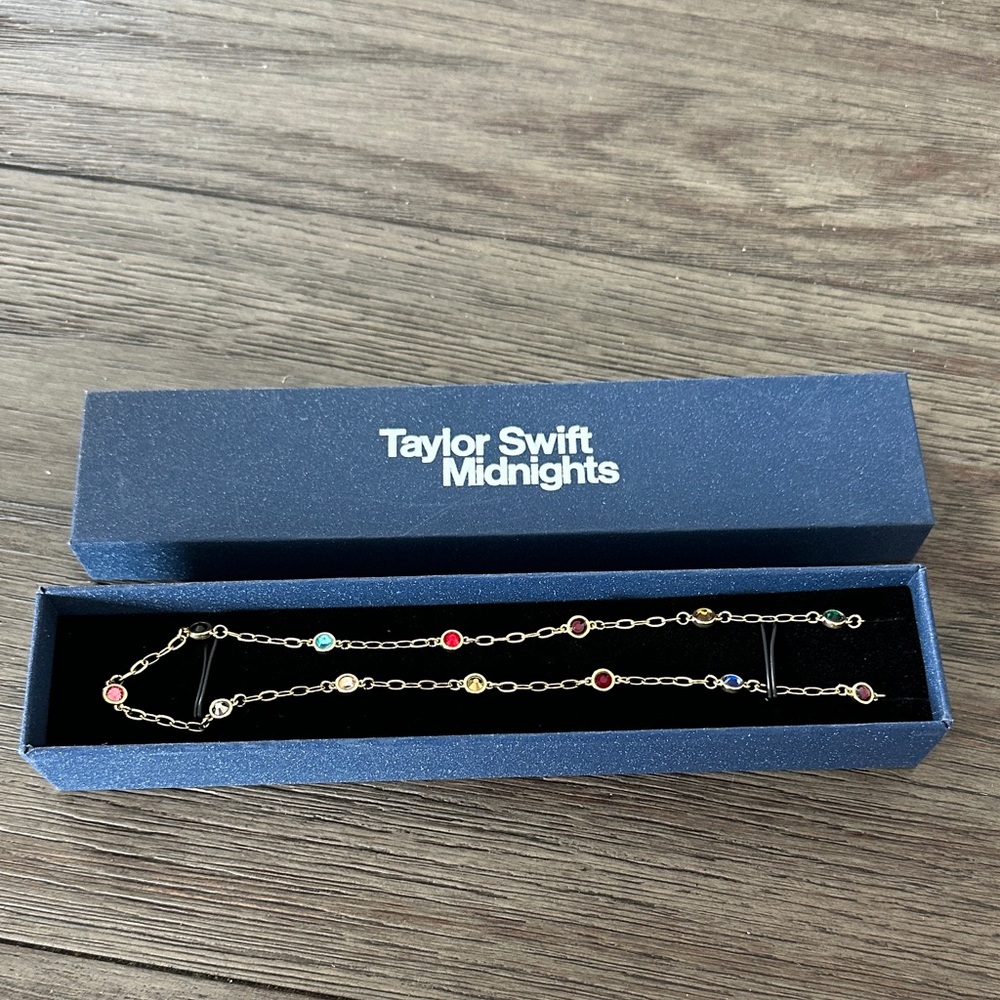 Taylor Swift Midnights bejeweled eras necklace